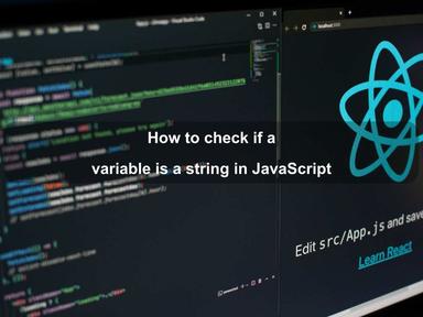 How to check if a variable is a string in JavaScript