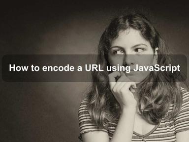 How to encode a URL using JavaScript