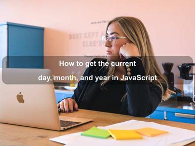 How to get the current day, month, and year in JavaScript
