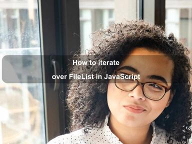 How to iterate over FileList in JavaScript