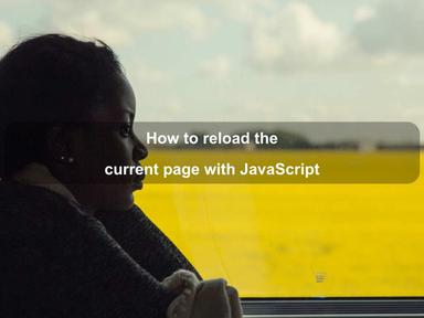 How to reload the current page with JavaScript