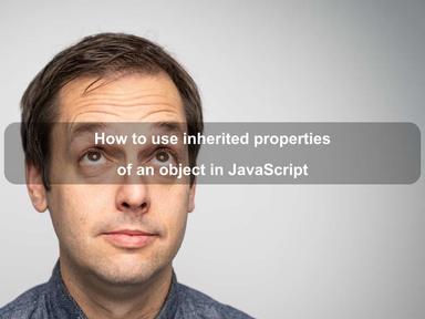 Own and inherited properties of an object in JavaScript